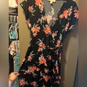 Floral Michale Kors wrap dress
